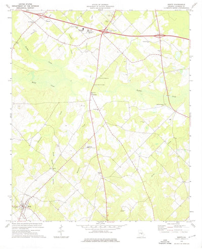 United States Geological Survey Rentz, GA (1974, 24000-Scale) digital map