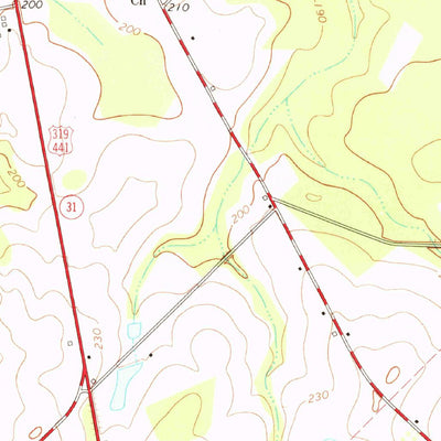 United States Geological Survey Rentz, GA (1974, 24000-Scale) digital map