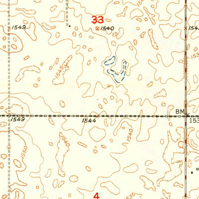 United States Geological Survey Renville, ND (1950, 24000-Scale) digital map