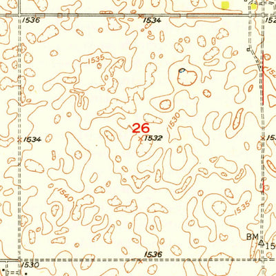 United States Geological Survey Renville, ND (1950, 24000-Scale) digital map