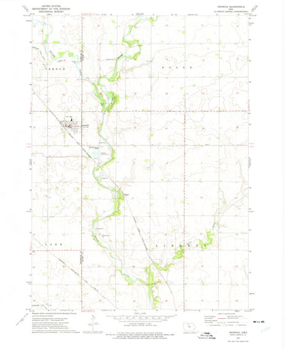 United States Geological Survey Renwick, IA (1972, 24000-Scale) digital map