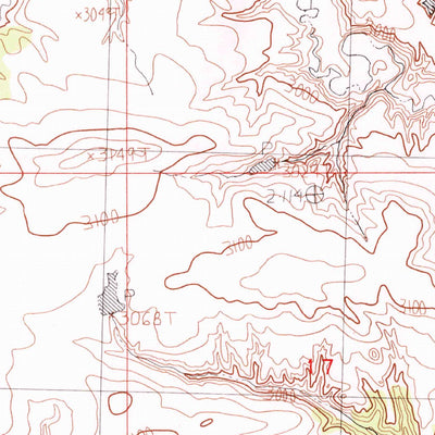United States Geological Survey Reppe Butte, MT (1985, 24000-Scale) digital map