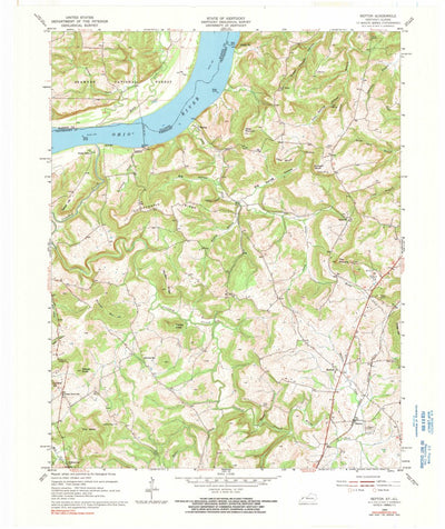 United States Geological Survey Repton, KY-IL (1954, 24000-Scale) digital map