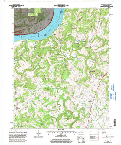 United States Geological Survey Repton, KY-IL (1996, 24000-Scale) digital map