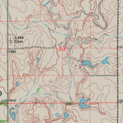 United States Geological Survey Republic, KS (1969, 24000-Scale) digital map