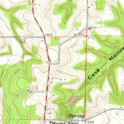 United States Geological Survey Republic, MO (1960, 24000-Scale) digital map