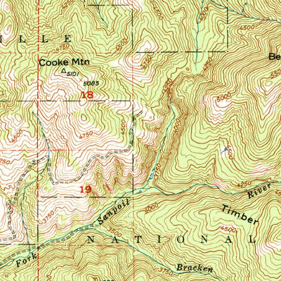 United States Geological Survey Republic, WA (1948, 62500-Scale) digital map