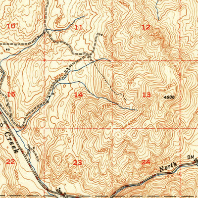 United States Geological Survey Republic, WA (1951, 62500-Scale) digital map