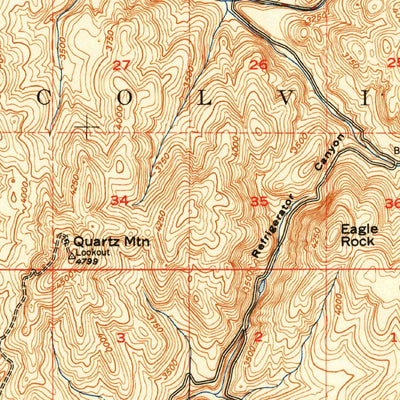 United States Geological Survey Republic, WA (1951, 62500-Scale) digital map