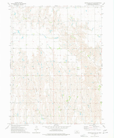 United States Geological Survey Republican City NE, NE (1973, 24000-Scale) digital map