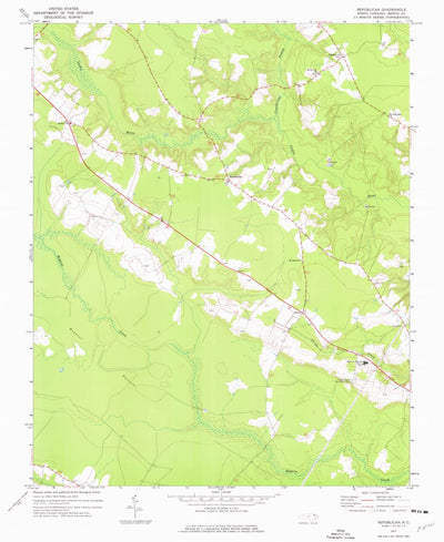 United States Geological Survey Republican, NC (1972, 24000-Scale) digital map
