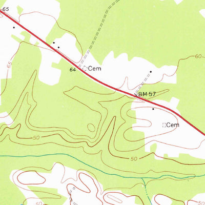 United States Geological Survey Republican, NC (1972, 24000-Scale) digital map