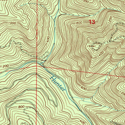 United States Geological Survey Requa, CA (1997, 24000-Scale) digital map