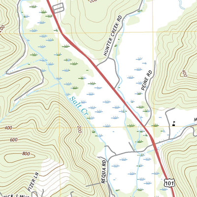 United States Geological Survey Requa, CA (2018, 24000-Scale) digital map