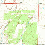 United States Geological Survey Rescue, MO (1971, 24000-Scale) digital map