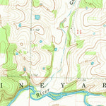 United States Geological Survey Rescue, MO (1971, 24000-Scale) digital map