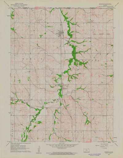 United States Geological Survey Reserve, KS-NE (1960, 24000-Scale) digital map