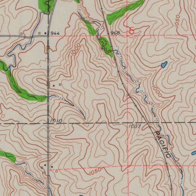 United States Geological Survey Reserve, KS-NE (1960, 24000-Scale) digital map