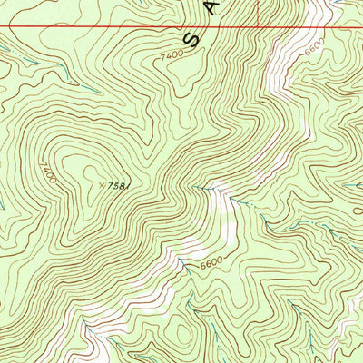 United States Geological Survey Reserve, NM (1965, 24000-Scale) digital map