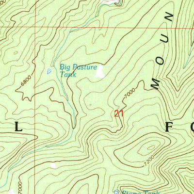 United States Geological Survey Reserve, NM (1999, 24000-Scale) digital map