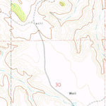 United States Geological Survey Reservoir Creek, WY (1971, 24000-Scale) digital map