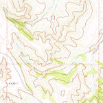 United States Geological Survey Reservoir Creek, WY (1971, 24000-Scale) digital map