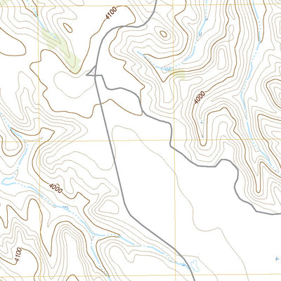 United States Geological Survey Reservoir Creek, WY (2017, 24000-Scale) digital map