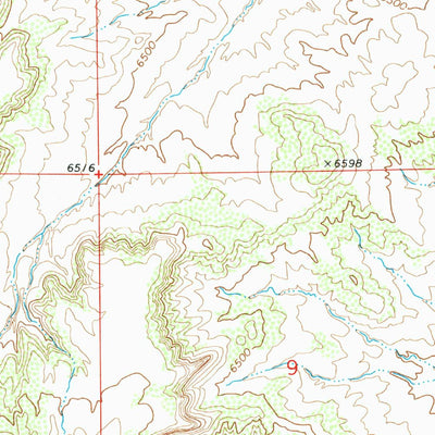 United States Geological Survey Reservoir Draw, CO (1969, 24000-Scale) digital map