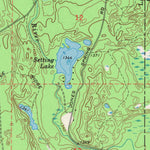 United States Geological Survey Reservoir Pond, WI (1972, 24000-Scale) digital map