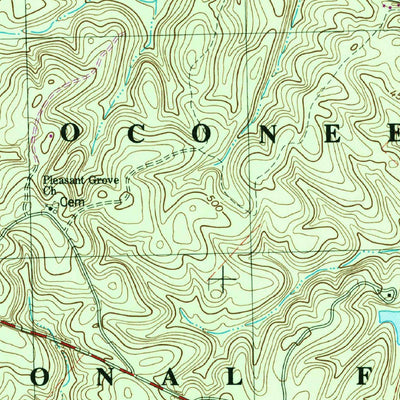 United States Geological Survey Resseaus Crossroads, GA (1978, 24000-Scale) digital map