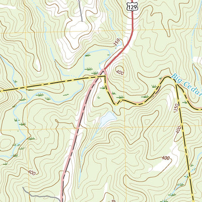 United States Geological Survey Resseaus Crossroads, GA (2020, 24000-Scale) digital map