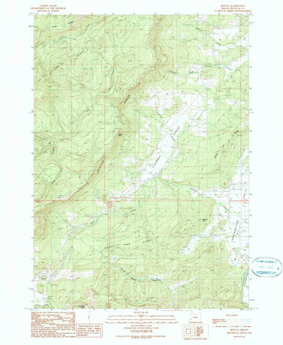 United States Geological Survey Reston, OR (1990, 24000-Scale) digital map