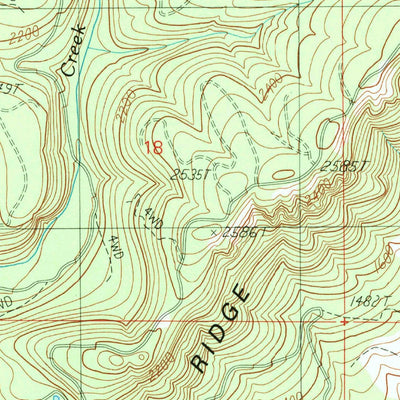 United States Geological Survey Reston, OR (1990, 24000-Scale) digital map
