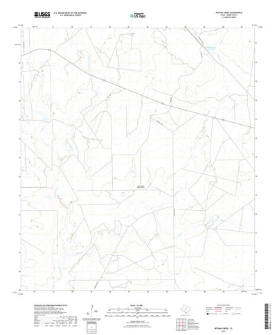 United States Geological Survey Retama Creek, TX (2022, 24000-Scale) digital map
