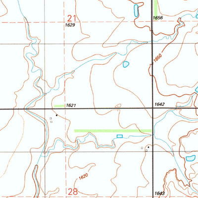 United States Geological Survey Retrop SE, OK (1989, 24000-Scale) digital map
