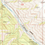 United States Geological Survey Reubens, ID (1984, 24000-Scale) digital map