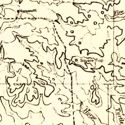 United States Geological Survey Reva, SD-ND (1935, 125000-Scale) digital map