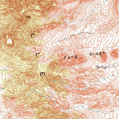 United States Geological Survey Reveille Peak, NV (1952, 62500-Scale) digital map