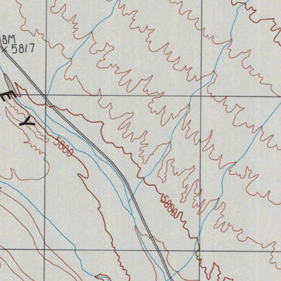 United States Geological Survey Reveille Peak, NV (1987, 24000-Scale) digital map