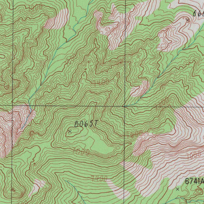 United States Geological Survey Reveille Peak NW, NV (1987, 24000-Scale) digital map