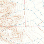 United States Geological Survey Reveille SE, NV (1968, 24000-Scale) digital map