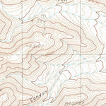 United States Geological Survey Revenue Canyon, CA (1982, 24000-Scale) digital map