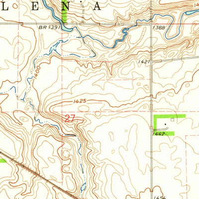 United States Geological Survey Revere, ND (1961, 24000-Scale) digital map