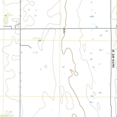 United States Geological Survey Revere, ND (2020, 24000-Scale) digital map