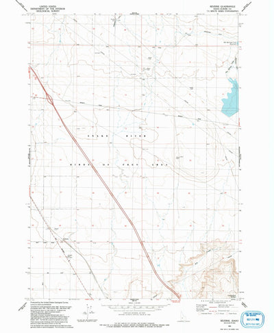 United States Geological Survey Reverse, ID (1992, 24000-Scale) digital map