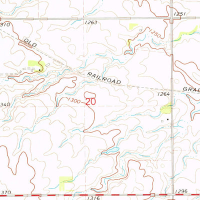 United States Geological Survey Revillo, SD (1973, 24000-Scale) digital map
