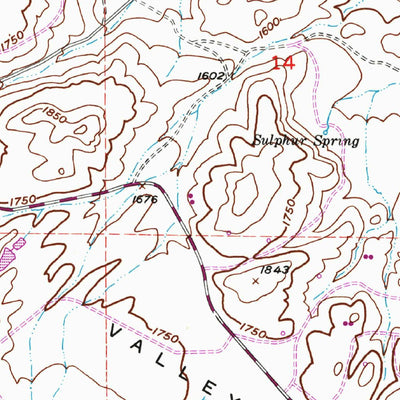 United States Geological Survey Reward, CA (1950, 24000-Scale) digital map