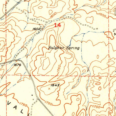 United States Geological Survey Reward, CA (1951, 24000-Scale) digital map