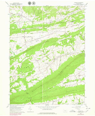 United States Geological Survey Reward, PA (1959, 24000-Scale) digital map