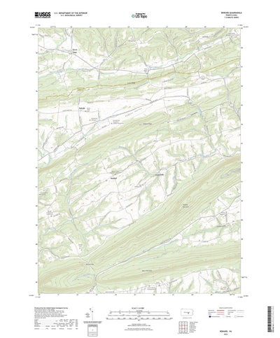 United States Geological Survey Reward, PA (2023, 24000-Scale) digital map